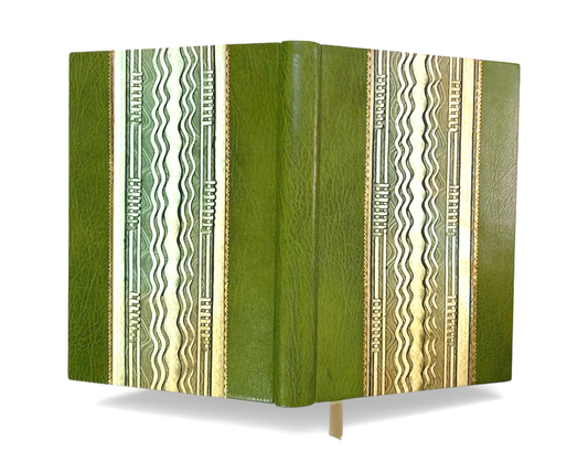 A5 Journal 3/4 leather binding