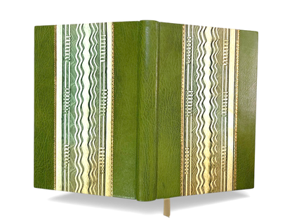 A5 Journal 3/4 leather binding