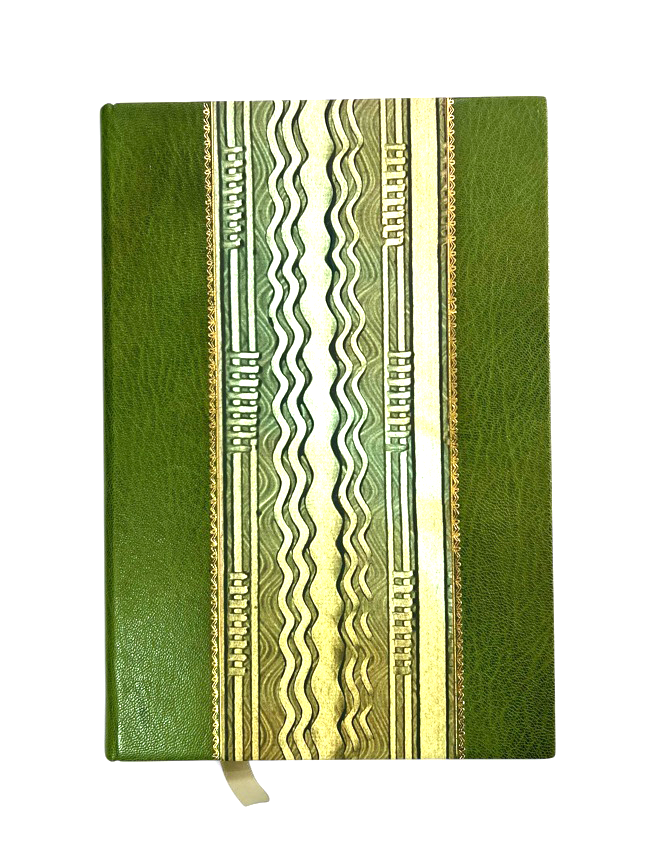 A5 Journal 3/4 leather binding