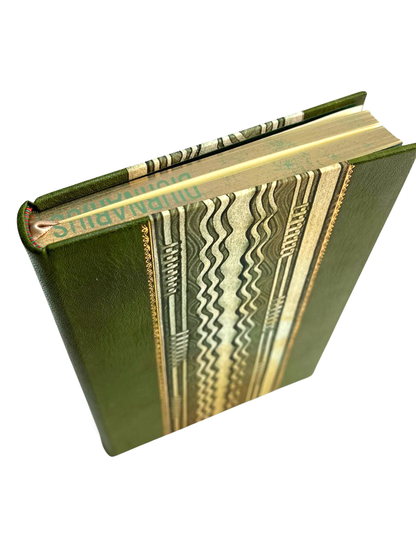 A5 Journal 3/4 leather binding