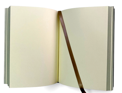 A5 Journal 3/4 leather binding