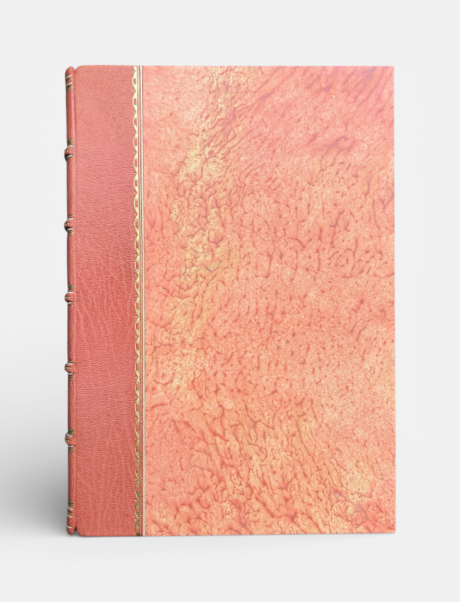 A5 Journal Quarter Leather binding