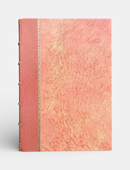 A5 Journal Quarter Leather binding