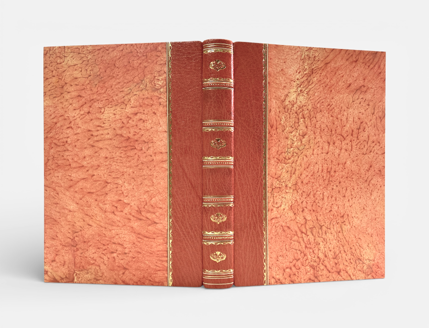 A5 Journal Quarter Leather binding