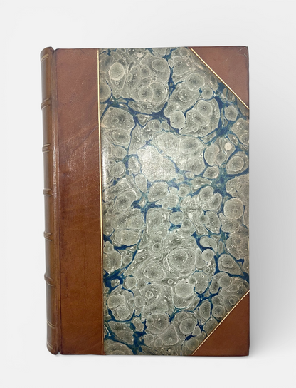 Fine calf book box crafted from reclaimed antique boards